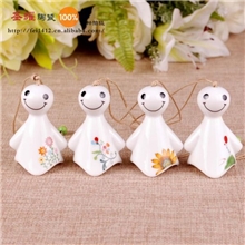 陶瓷风铃陶瓷挂件景德镇手工饰品晴天娃娃风铃小晴天