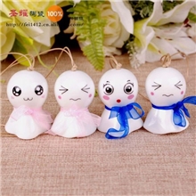 陶瓷风铃陶瓷挂件景德镇手工饰品晴天娃娃风铃