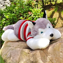 特价毛衣哈士奇雪橇趴趴狗生日礼物毛绒公仔特价玩具趴趴狗