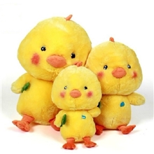 正版蓝白玩偶可爱小黄鸡黄色小鸡仔亲子情侣鸡宝宝毛绒玩具公仔