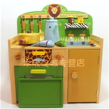 现货出口原单MotherGarden森林厨房儿童玩具木制过家家玩具男孩