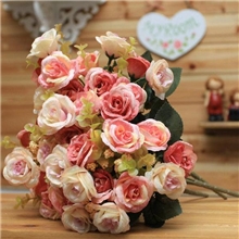 特价新品欧式高档古典雪花苞茶苞套装绢花假花仿真花