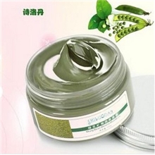 厂家批比正品诗洛丹绿豆泥浆面膜110g祛痘美白控油清洁去黑头
