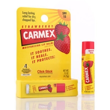 Carmex小蜜缇修护唇膏/润唇膏4.25g转管草莓味正品批发