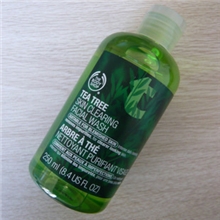 英国TheBodyShop/美体小铺茶树洁面胶250ml正品批发