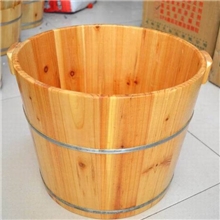 30高杉木泡脚木桶足浴盆足浴木桶洗脚盆