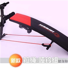 仰卧板厂家批发仰卧起坐板健腹板加大加宽多功能配哑铃拉绳
