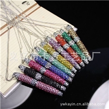 镶钻吊链笔项链笔（长度8.5cm）