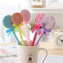C108韩国文具韩版可爱棒棒糖创意圆珠笔日韩新奇特文具批发