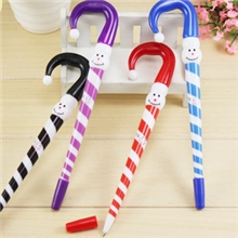 C008卡通圣诞雪人圆珠笔雨伞笔可爱圆珠笔学生礼物文具批发