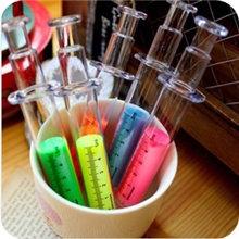 彩色针管笔针筒水彩笔记号笔注射器水彩笔批发荧光笔13