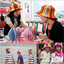 花瓶纸帽批发魔术花瓶帽子百变花瓶帽纸帽义乌摆地摊热卖65g