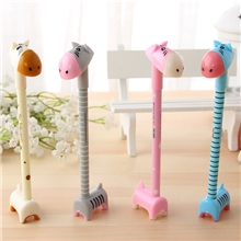 桐庐一手货Because创意文具韩国款可爱卡通表情驴中性笔/水笔