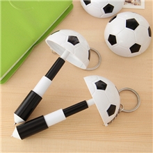 桐庐一手货思源创意圆珠笔足球造型伸缩圆珠笔还有挂链哦