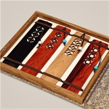 文雅402（梅兰竹菊/窗棂书签四件套）红木镂空书签图案可修改