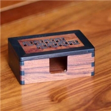 典墨紫光檀、非洲酸枝红木名片盒最好的商务礼品花梨名片盒