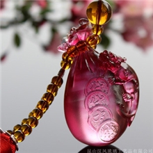 工厂直销一件代发出入平安貔貅钱袋琉璃汽车挂件汽车内饰