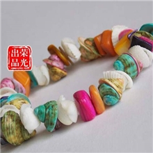 贝壳海螺饰品贝壳手链彩石块BK-SL-027鸟头贝手链