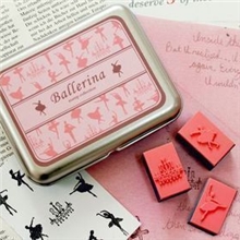 DIY半岛铁盒印章精灵仙女芭蕾动物9款