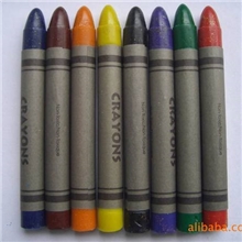 【厂家直销】新款中型蜡笔/金粉中型蜡笔/彩盒装中型蜡笔