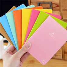 韩国文具批发可爱轻松熊清新糖果色A6迷你日记本记事本子