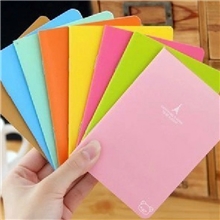 韩国文具可爱轻松熊清新糖果色A6迷你日记本记事本子