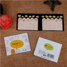 创意《时尚新款》韩国超Q书签表情手指贴卡哇伊便利贴记事贴