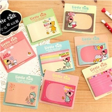 韩国创意便签本批发小红帽二代N次贴女孩小便利贴