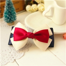 韩版饰品时尚精致小巧英伦风蝴蝶结发夹发卡发饰头饰女批发