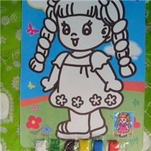供应大号彩底沙画儿童手工画批发100元混批