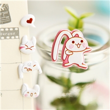 韩国贴纸批发可爱小兔立体泡泡贴2卡通装饰贴纸YST-1104