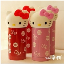 厂家直批KITTY猫保温杯甜美星空糖果保温杯便携杯子女士儿童水杯