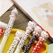 爆款厂家直批hellokitty猫猫造型中性笔吊坠中性笔水笔
