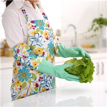 纤诗洁冬季加绒防水洗碗家务手套韩国乳胶胶皮洗衣服手套批发