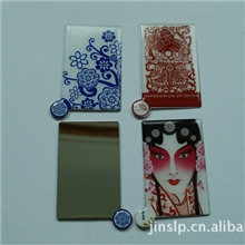 不锈钢镜，不碎的镜子,金属化妆镜,镜子