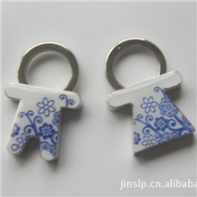 钥匙扣,情侣钥匙扣,青花钥匙扣