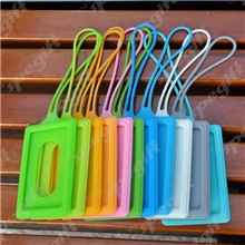 【现货批发大量定制】硅胶行李牌行李牌吊牌硅胶卡套