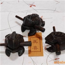 2号招财蛙-黑长期供应批发泰国木雕手工艺品泰式家居装饰摆设