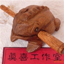 1号原木色招财蛙批发供应泰国木雕工艺品泰式实木家居装饰品