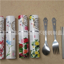 供应中国风餐具三件套/环保便携式餐具套装/礼品餐具（33#大号）