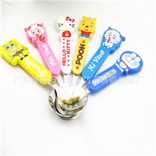 叮当猫无磁卡通餐具儿童餐具喜羊羊维纳熊hollekitty猫