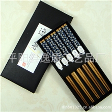 批发供应厂家直销价廉物美蓝色樱花筷子