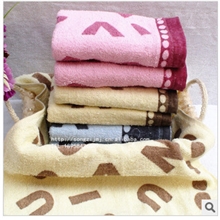 厂家批发80克印花毛巾全棉毛巾印字母花型物美价廉吸水毛巾
