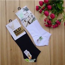 韩国男士船袜纯色薄款全棉袜纯色商务男袜休闲运动短袜子批发