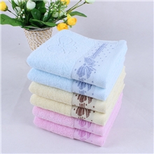 纯棉蝴蝶结毛巾批发回礼劳保福利特价可定做LOGO