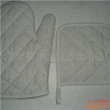 批发供应厨房三件套，微波炉手套，纯棉手套