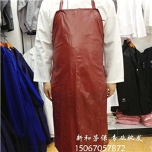 批发劳保防水皮围裙牛筋加厚加长/耐酸碱防污防油工业酒店厨房