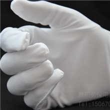 厂家直销劳保手套批发优质尼龙加厚加长白手套礼仪司作业手套批发