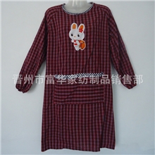 棉格反穿衣成人罩衣围裙晋州厂家直销