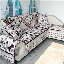 东来五福厂家直销新款布艺沙发垫高档法兰绒沙发巾沙发垫